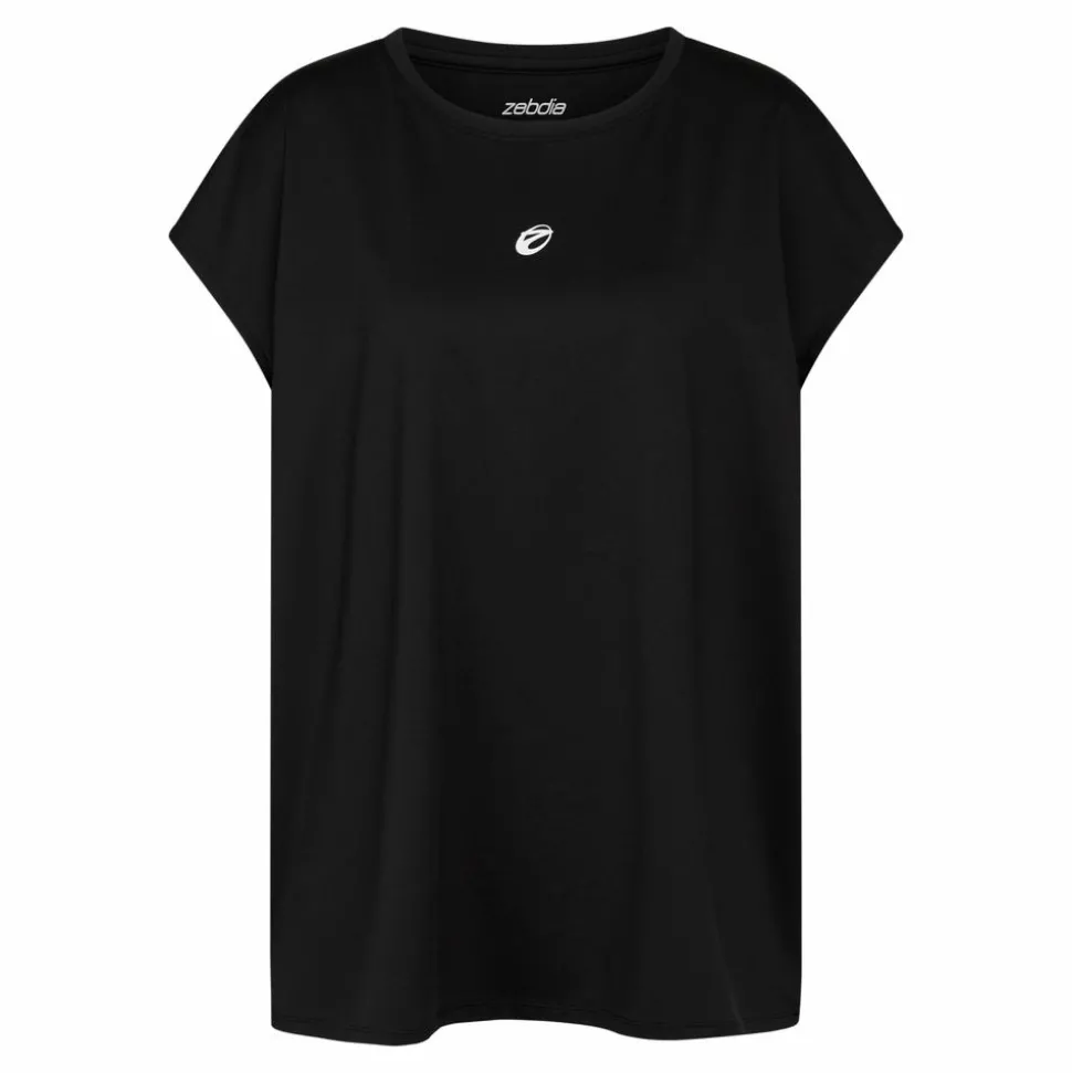 Zebdia Dame Trænings t-shirt - Black