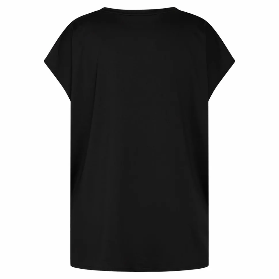 Zebdia Dame Trænings t-shirt - Black